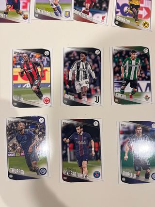 Cromos fútbol Champions League