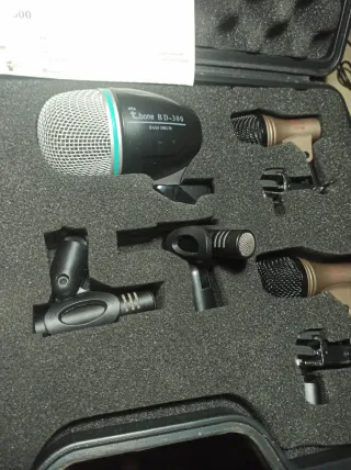 Kit 7 Micrófonos Batería T. Bone DC 1500