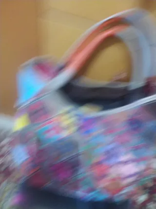 Borsa pelle vintage patchwork floreale