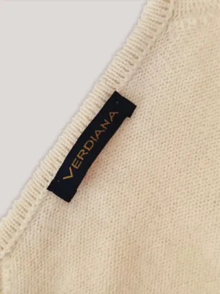 Maglione Zip Vintage Lana Argyle Anni 90