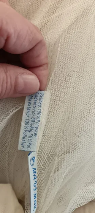 Ahuecador/Alzador de fallera blanco