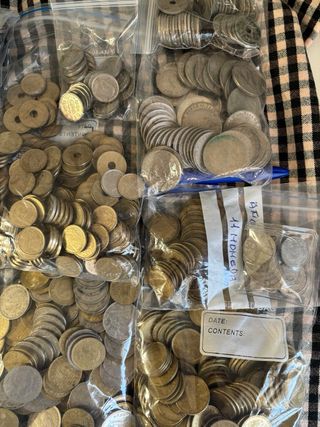 13 kg de Pesetas antiguas