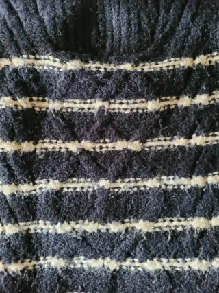 Jersey de rayas azul y blanco