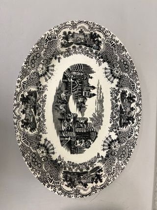 Vajilla Antigua La Cartuja Pickman - 6 Piezas