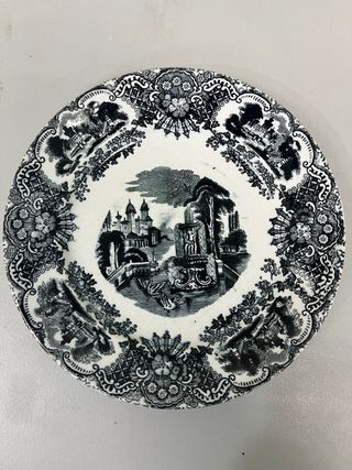 Vajilla Antigua La Cartuja Pickman - 6 Piezas