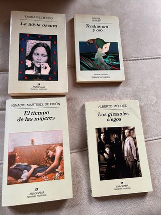 Lote 4 libros Anagrama