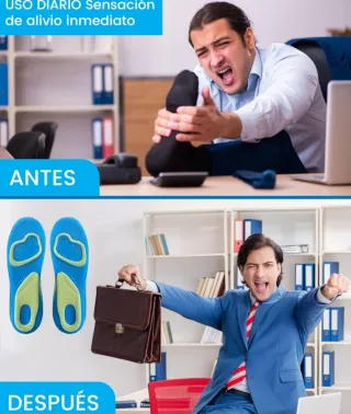 PLANTILLAS DE GEL HASTA TALLA 48 EN CAJA A ESTRENA