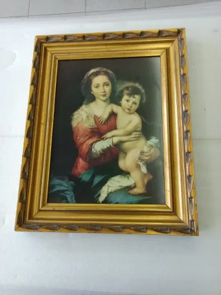 Cuadro Virgen María y Niño