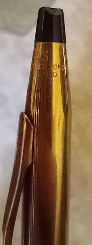 Penna a sfera e matita CROSS in oro laminato 10 KT