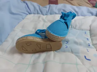 Zapatos esparto azul Talla 21