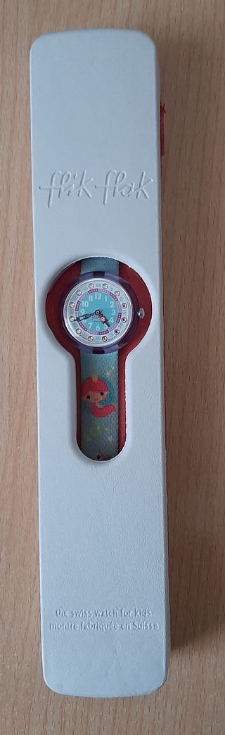 Reloj Infantil Swatch Flik Flak Unicornio Sirena