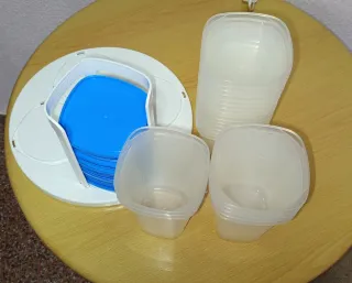 Pack Tupperware Storex + Báscula Jata