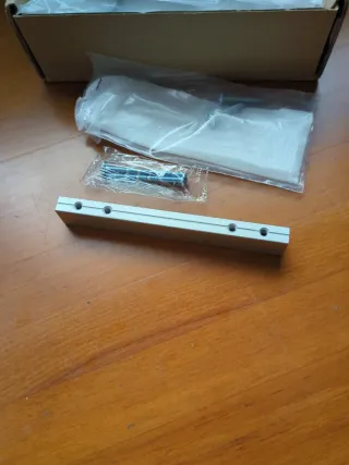 Tirador mueble aluminio mate 12cm -son 19 unidades