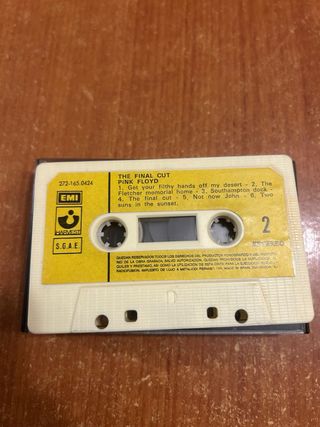 Casete Pink Floyd - The Final Cut