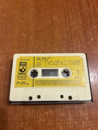 Casete Pink Floyd - The Final Cut