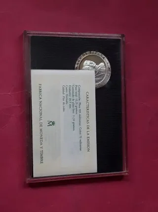 200 PESETAS PLATA 1992 FNMT MADRID CAPITAL EUROPEA