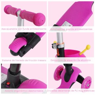 Patinete 3 en 1 para Niños +18 Meses