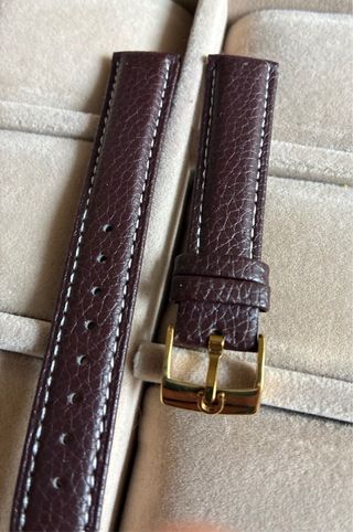 Correa 18mm en piel de becerro para reloj Omega