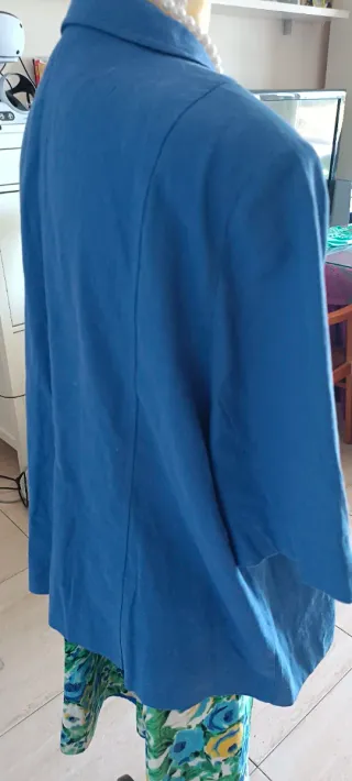 Traje Lino Azul Talla 52