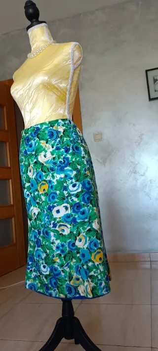 Traje Lino Azul Talla 52
