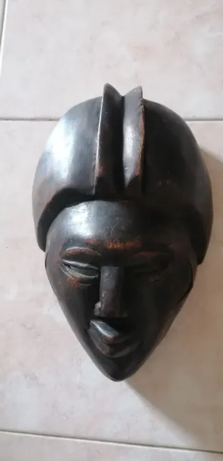 Maschera tribale in ebano