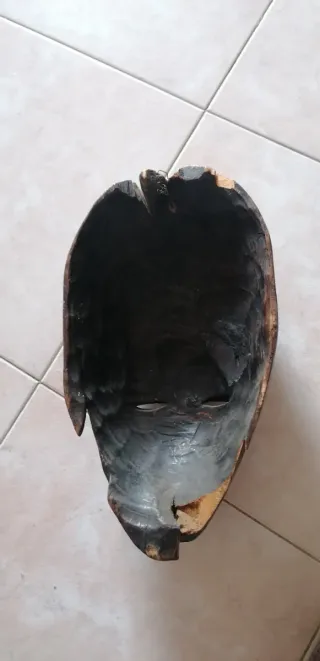 Maschera tribale in ebano