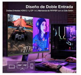 Monitor Gaming 27” QHD 200Hz IPS – NUEVO SIN EST