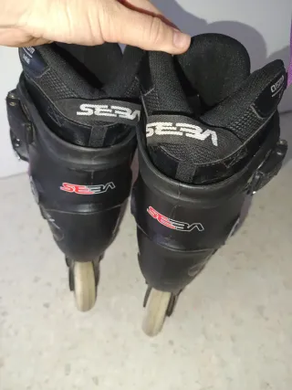 Patines en línea SEBA negros y morados