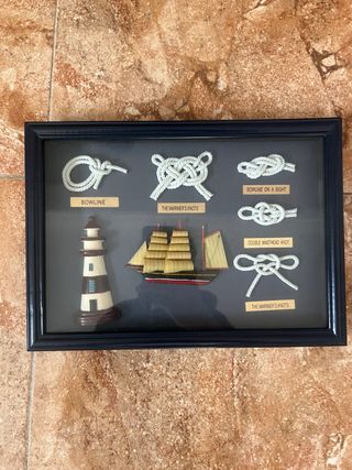 Cuadro Decorativo Nudos Marineros