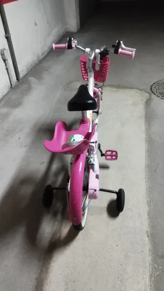 Bicicleta per bambini Btwin con ruotine per ragazze