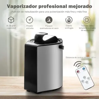 COSTWAY 3L Mini Sauna de Vapor para Casa