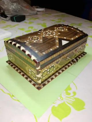 Caja joyero marquetería