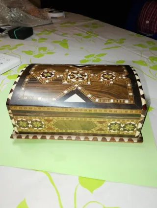 Caja joyero marquetería