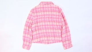 Giacca Simorra tweed rosa quadri