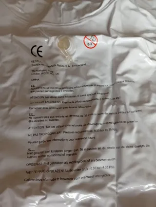 Colchoneta hinchable natación infantil