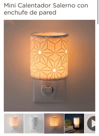 Calentador Ceras Scentsy Blanco