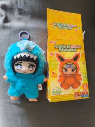 Llavero Labubu Naruto Hinata Azul