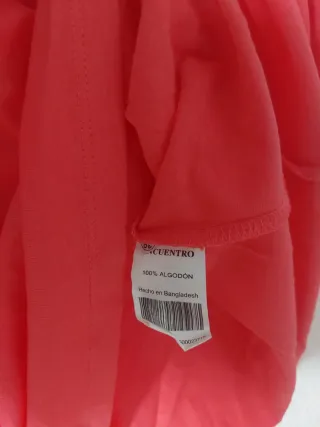 Camiseta básica rosa Encuentro