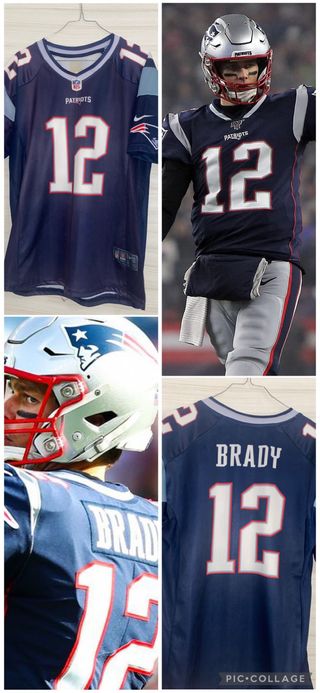 Maglia Football Americano #12 BRADY – New England