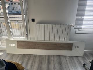 Conjunto cabecero cama 1,50, 2 mesitas y cómoda