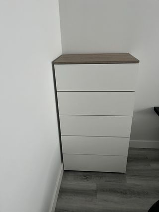 Conjunto cabecero cama 1,50, 2 mesitas y cómoda