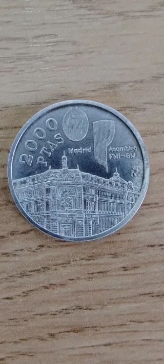 Moneda 2000 Pesetas Juan Carlos I 1994 Plata.