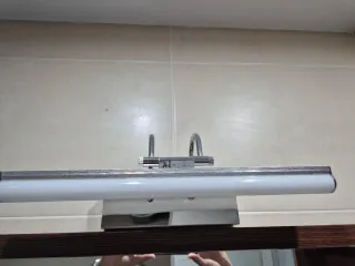 Espejo Baño con Foco Madera con foco luz led 40 ct