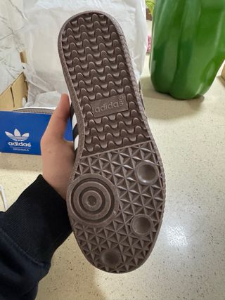 Adidas Samba Blancas y Marrones