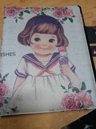 Funda tablet niña con helado