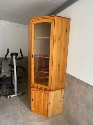 Conjunto completo, muebles de comedor madera, pino