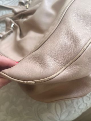 Bolso Bvlgari Piel Rosa Beige