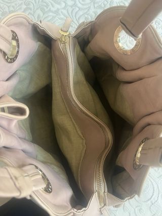 Bolso Bvlgari Piel Rosa Beige