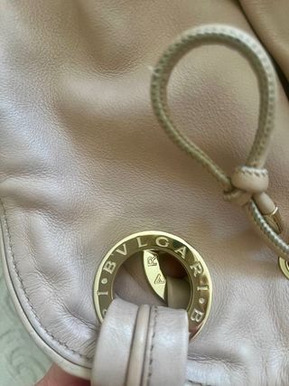 Bolso Bvlgari Piel Rosa Beige