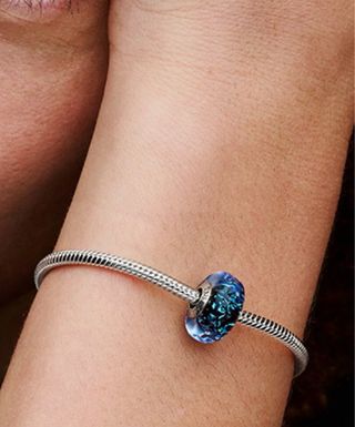 Pandora Charm Cristal Murano Azul